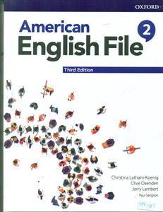 American english file 2+WB+CD third edition ویرایش سوم
