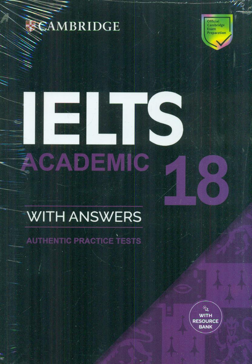 ielts 18 academic+cd/ایلس 18