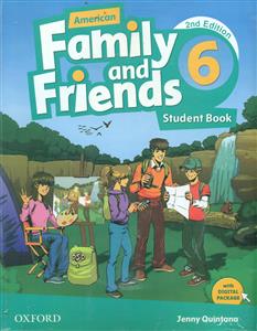 american english family and friends 6 st+wb+cd فمیلی فرندز6