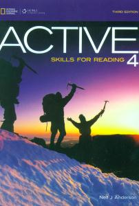 active skills for reading 4+cd اکتیو  4 اسکیلز فور ریدینگ وزیری