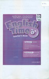 Teacher book English time 4+cd/انگلیش تایم تیچرز