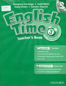Teacher book English time 3+cd/انگلیش تایم تیچرز