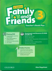 Teachers book plus Family and Friends 3+cd /تیچر فمیلی فرندز 3
