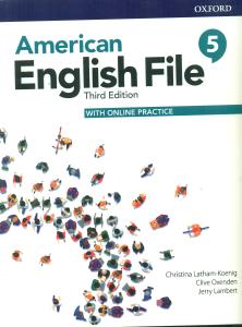 American english file 5+WB+CD third edition ویرایش سوم