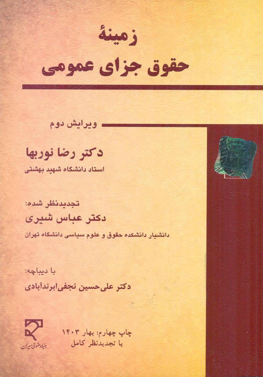 زمینه حقوق جزای عمومی / میزان