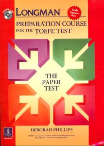 تافل لانگمن قرمز/ longman preparation course for the toefl test+cd/انگلیسی