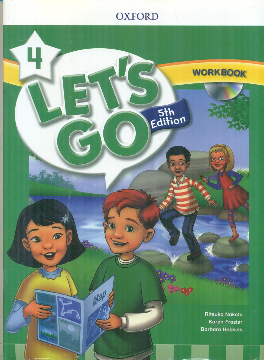 lets go 4 sb+wb+cd 5th edition لتس گو 4 ویرایش 5 رحلی